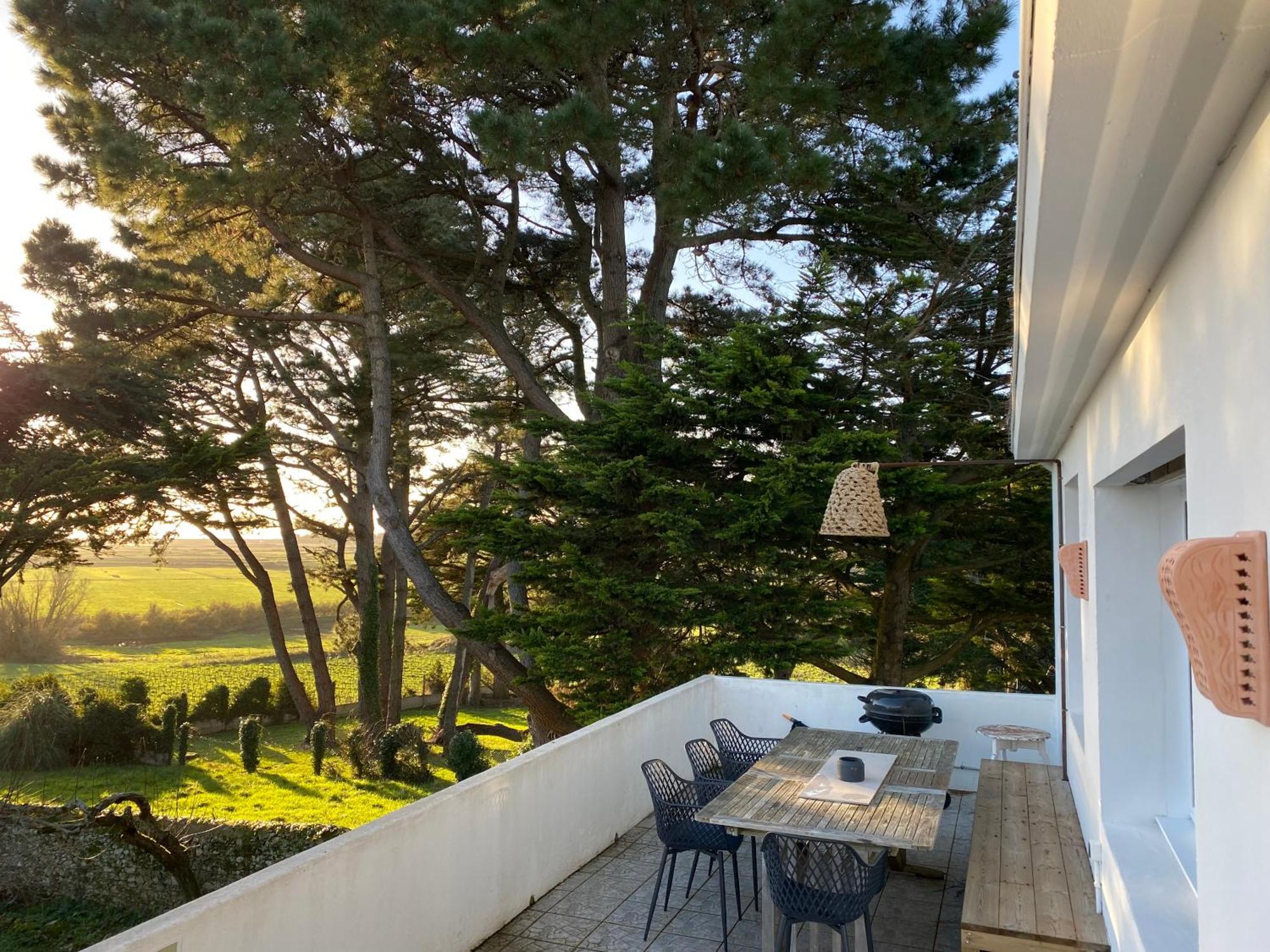 Villa Vieilles Vignes Vue Mer Billiers المظهر الخارجي الصورة